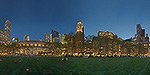 Bryant Park at Dusk